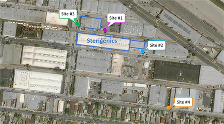 24-Hour Integrated Sample Locations 24-Hour Integrated Sample Locations