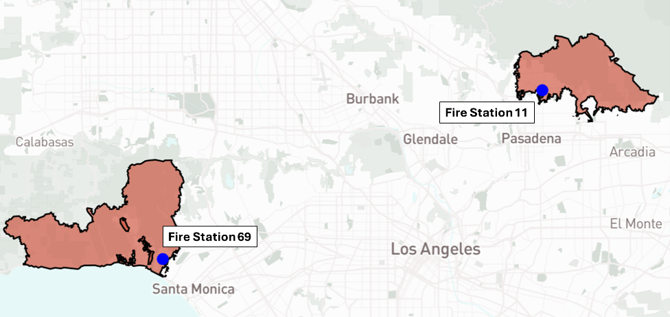 Monitoring Station Map