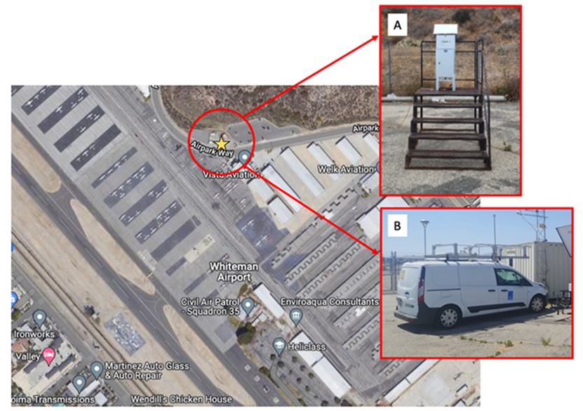 Whiteman Airport sampling location Whiteman Airport sampling location