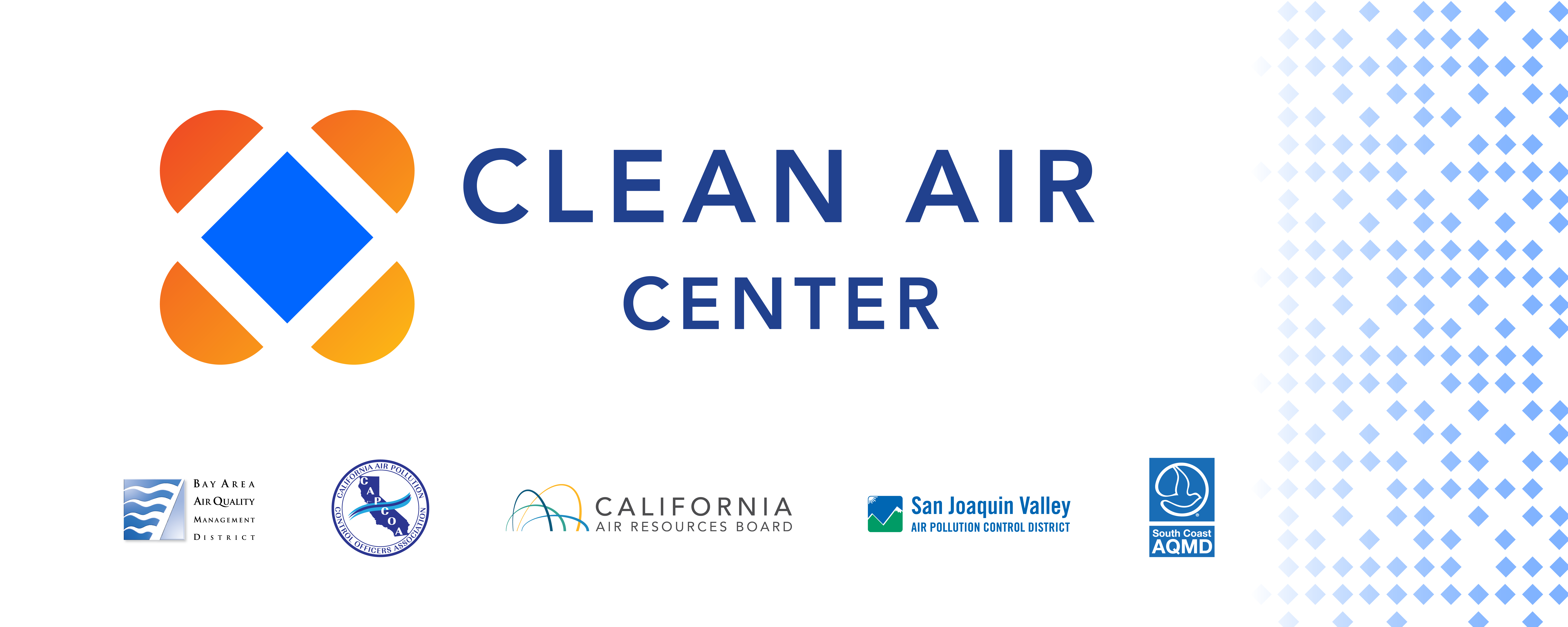 Clean Air Center banner with logos